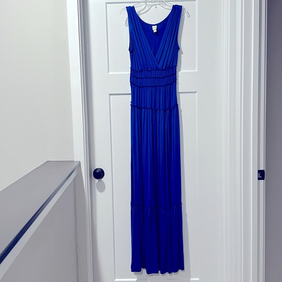 NWOT Sangria maxi long dress 95% rayon 5% spandex size M - Picture 2 of 6